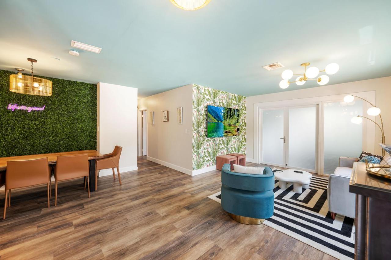 Palms Retreat! Giant Heated Pool-Hottub-Firepit-5Min2Beach-Pets-Ev Chgr Fort Lauderdale Esterno foto