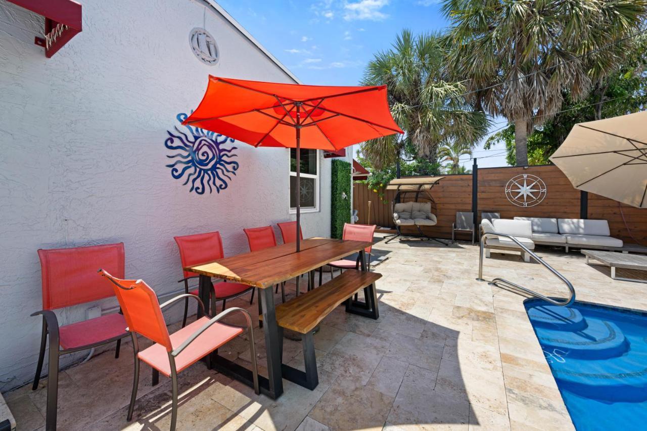 Palms Retreat! Giant Heated Pool-Hottub-Firepit-5Min2Beach-Pets-Ev Chgr Fort Lauderdale Esterno foto