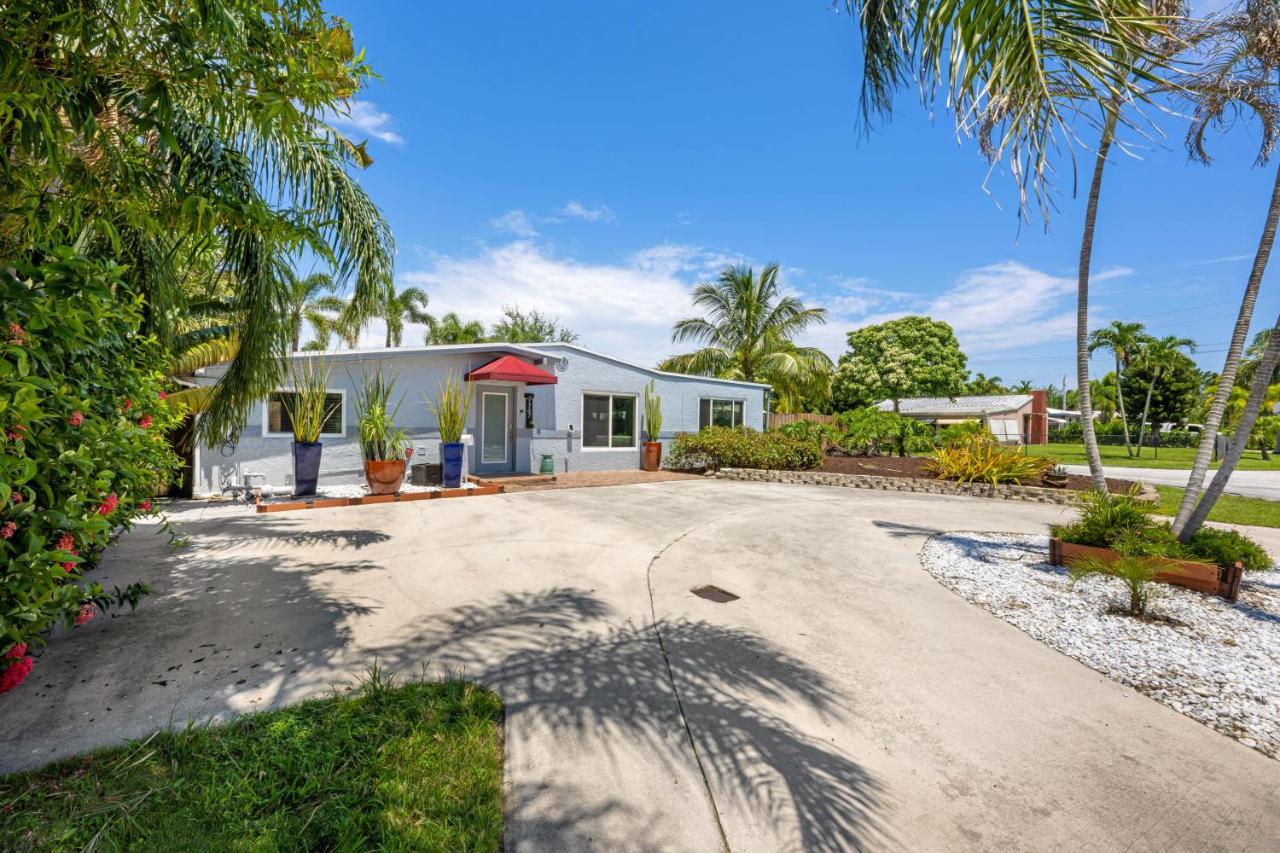 Palms Retreat! Giant Heated Pool-Hottub-Firepit-5Min2Beach-Pets-Ev Chgr Fort Lauderdale Esterno foto