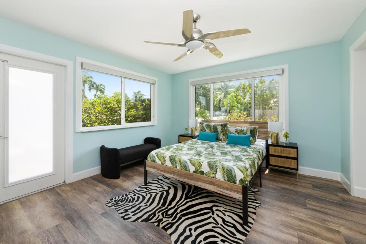 Palms Retreat! Giant Heated Pool-Hottub-Firepit-5Min2Beach-Pets-Ev Chgr Fort Lauderdale Esterno foto