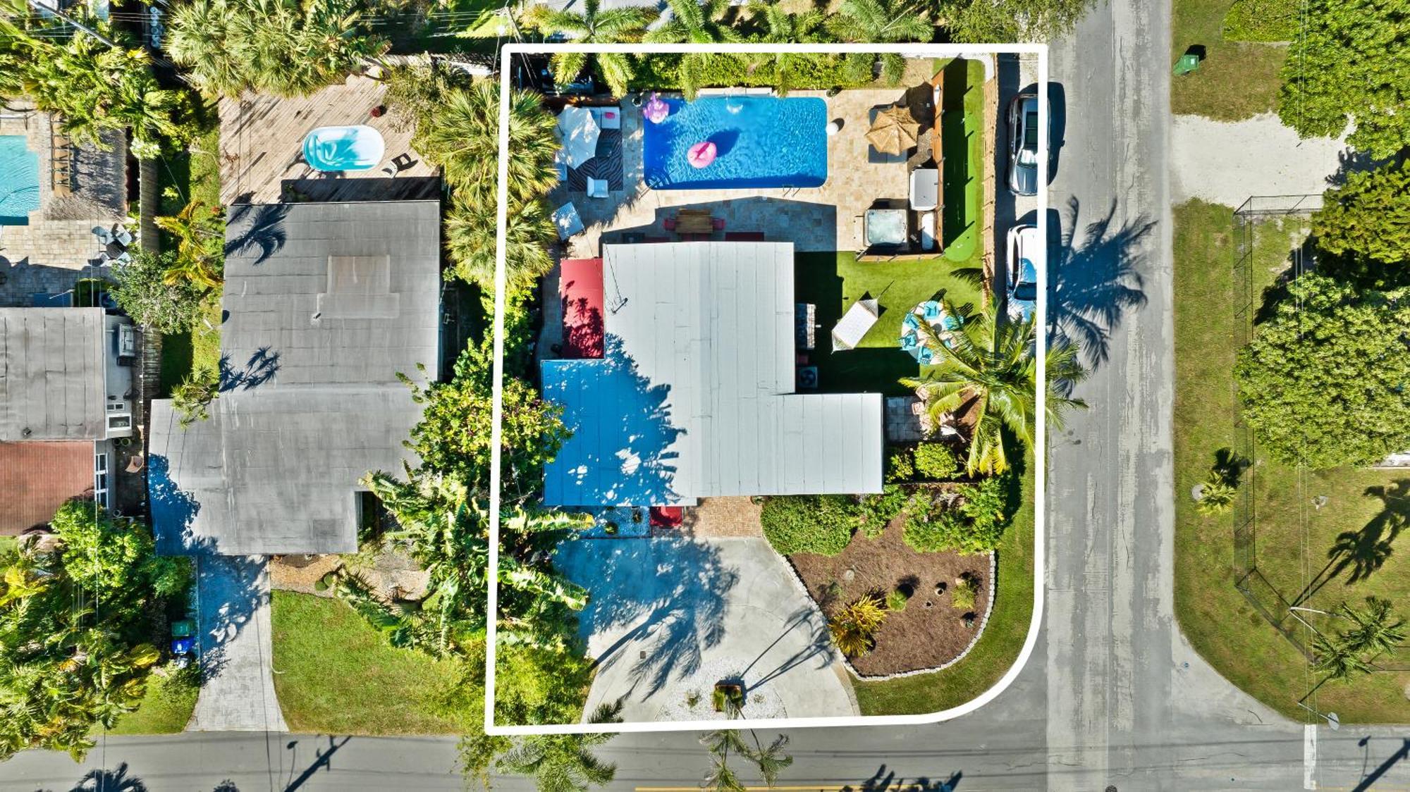 Palms Retreat! Giant Heated Pool-Hottub-Firepit-5Min2Beach-Pets-Ev Chgr Fort Lauderdale Esterno foto